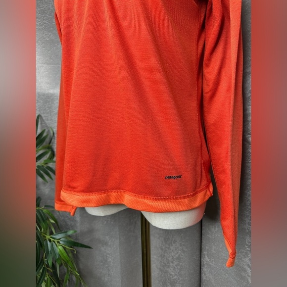 Patagonia Women’s Capilene Half-Zip Sweatshirt Pullover Orange Sz M - Picture 5 of 10